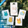 Manufacturer Wholesale Badge Hard Gold Metal Custom Different Design Rabbit Shape Soft Enamel Pin