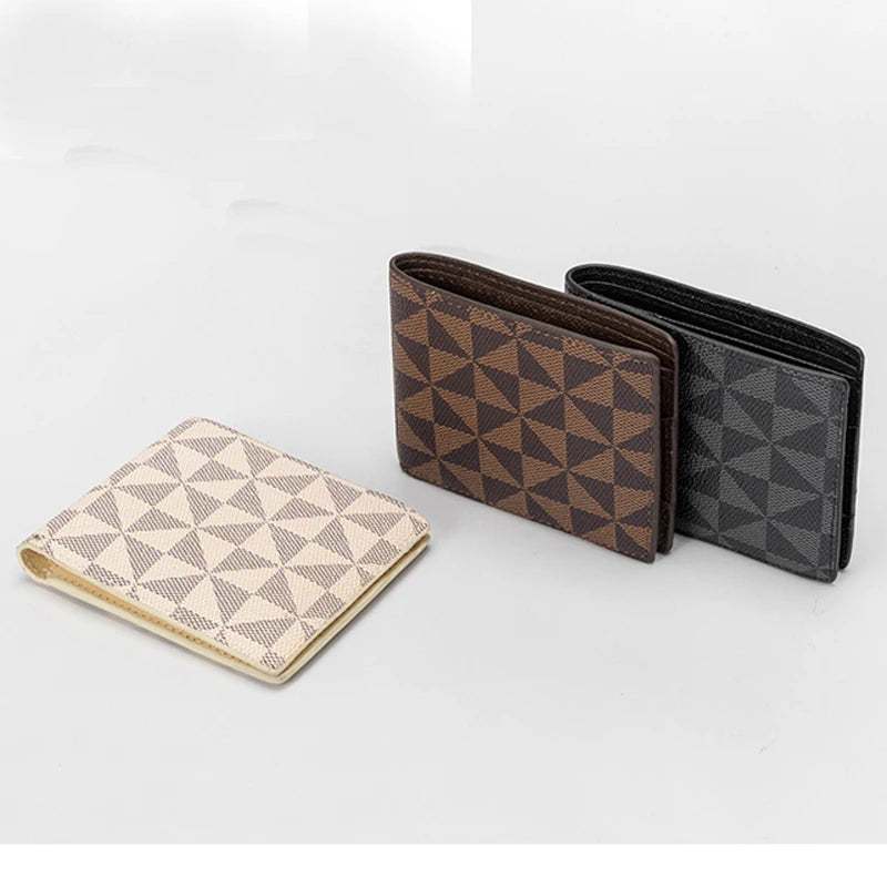 A Multifunctional Wallet with Customizable Patterns and Logos Suitable for Men As a ID Bag or Money Clip.