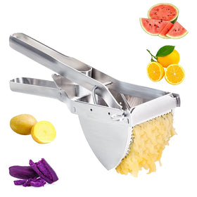 Professional Potato Garlic Press Manual Juicer Squeezer Stainless Steel Potato Ricer Masher with Comfort Grip