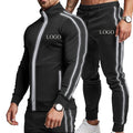 Factory Wholesale Training Tracksuits Custom Logo Plus Size Set for Men Jogger Men Set