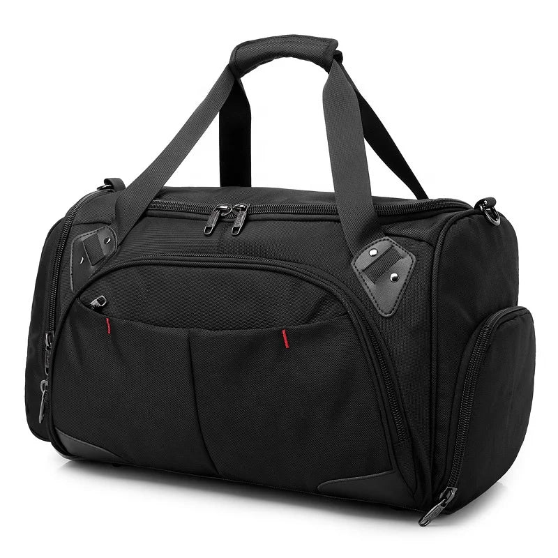 New With Shoe Compartment Outdoor Waterproof Duffel Bag Luggage Sports Bag High Capacity Business Travel Bag