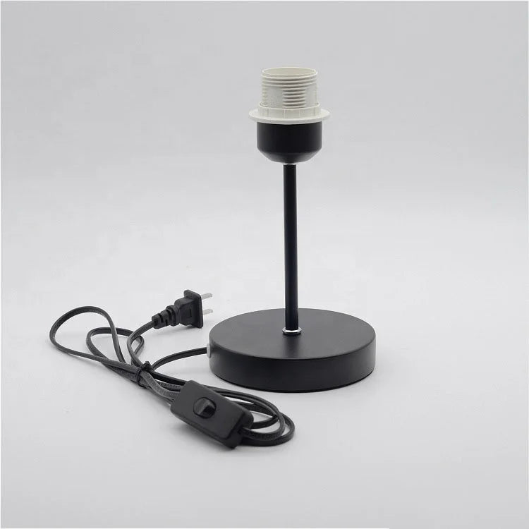 Table Lamp Vintage Plug in Led Desk Light Antique Gold M10 Pipe Connector DIY Bedroom Lighting Stand up Floor Lamps