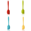 Small All-In-One Silicone Spatula Integrated Butter and Cake Cream Scraper Kitchen Tool for Baking & Pastry Dough Usage