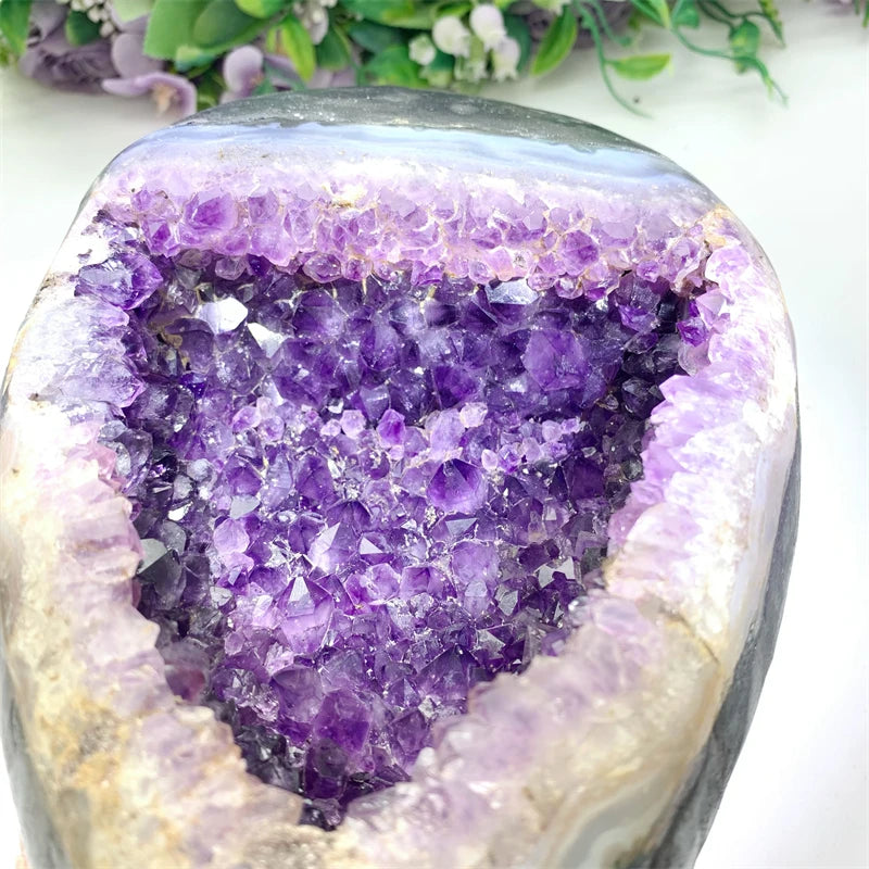 Wholesale Gemstone Crystal Crystal for Meditation Amethyst Crystal Geode Druzy for Souvenir