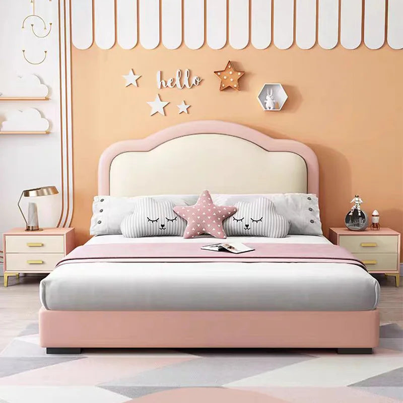 YSS Modern Kids Girl Room Furniture Bed Set Chambre Enfant Garcon Light Luxury Cartoon Creative Children Bed Girl