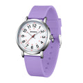 Hot Sell Watch for Women Men Girls Boy Students Silicone Waterproof Easy to Read White Dial Quartz Watch Clock