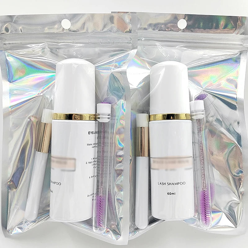 50 60 100 200ml Lash Foam Shampoo Deep Cleansing Eyelash Foam Cleanser Shampoo