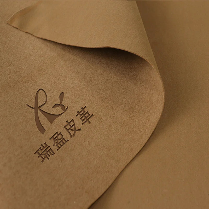 0.8mm Imitation Microfiber PU Leather for Furniture Decorative Chairs Car Interior Suede Faux Synthetic Leather for Shoes