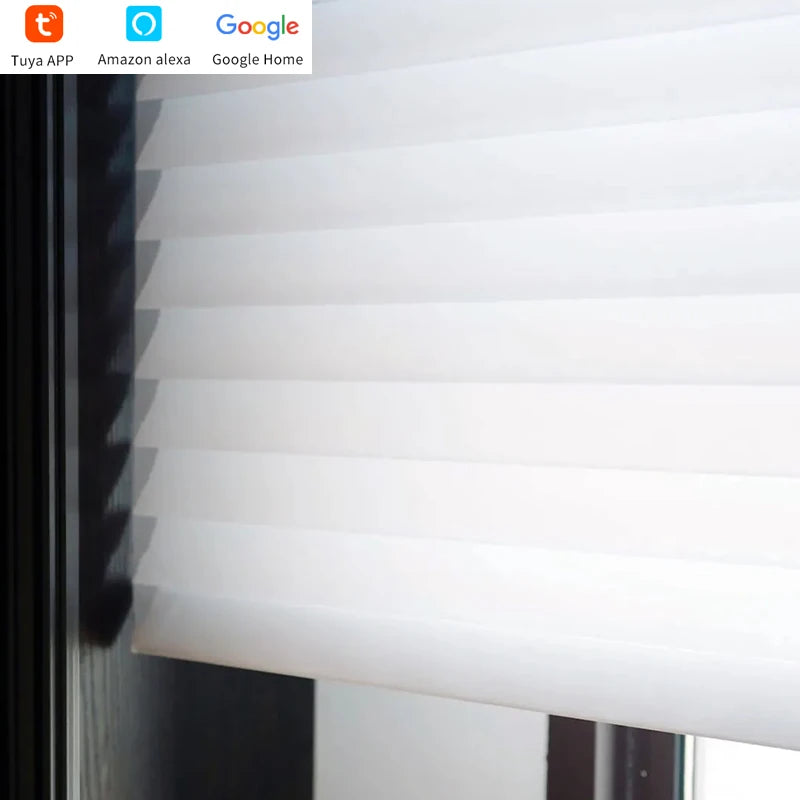 Custom Window Shade Blinds Battery Powered Shangri-la Blinds Remote Control Blinds for Home MegaBDM