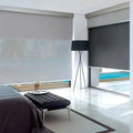 Wireless Automation WiFi Alexa Smart Control Blackout Double Blinds Motorized Zebra Roller Blinds MegaBDM