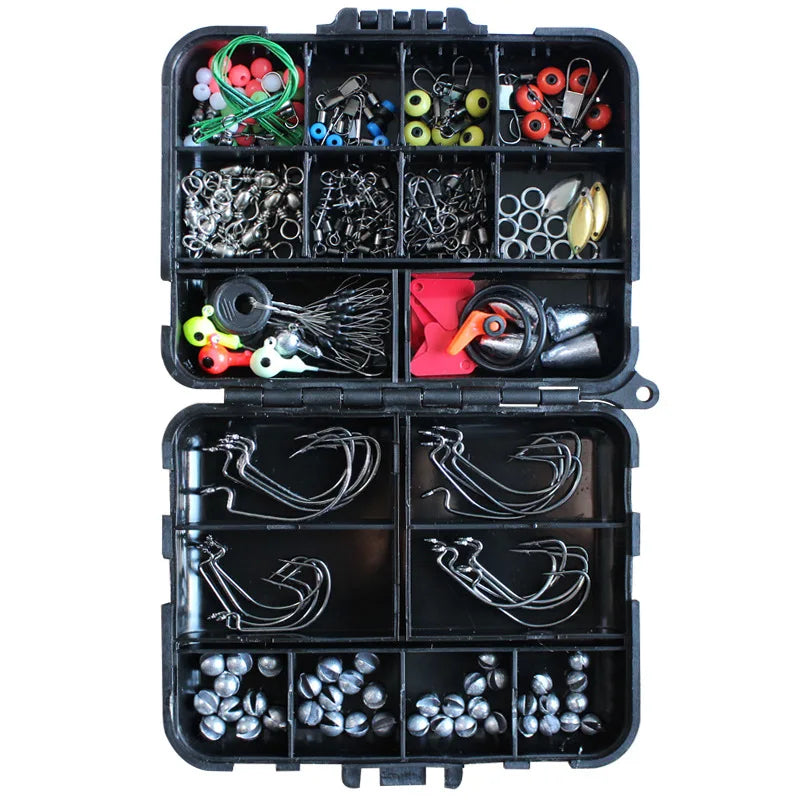 Hot Selling Combo Kit Stainless Steel Fishing Tackle Tools Accessories Lake River Stream Ocean Boat Fishing Made Carbon Plastic