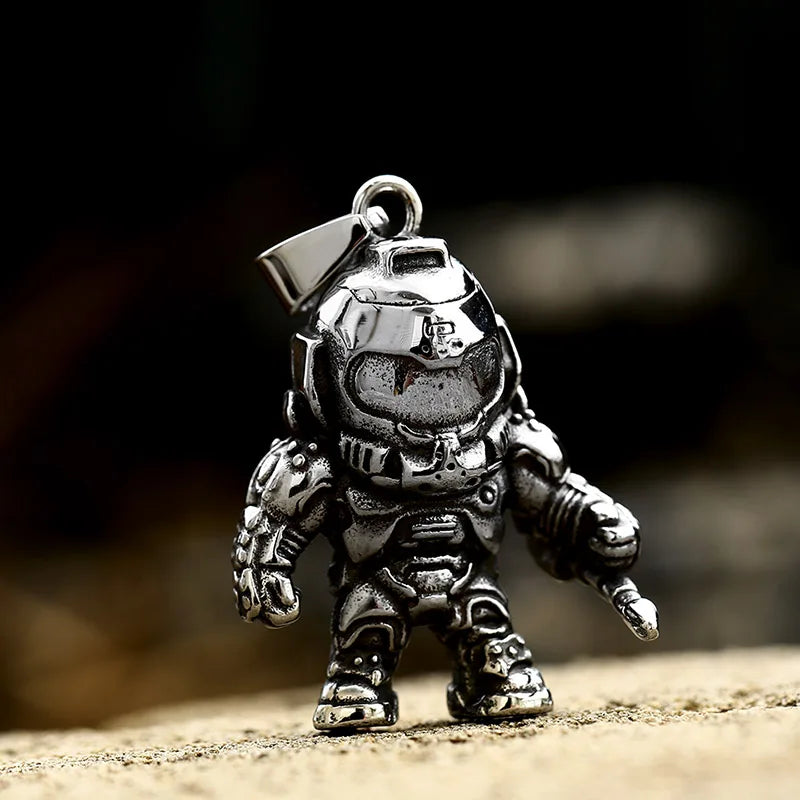 SS8-753P 316 Stainless Steel Astronaut Pendant for Men Women Fashion Trendy Magnetic Movie Jewelry Wholesale