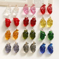 Creative 3D Clear Small Heart Pendant Resin Charm for Diy Bracelet Necklace Anklet Earring Findings Craft Jewelry Accessories