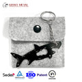 Personalized Souvenir Shark 15 in 1 Custom LOGO Key Chain Stainless Steel Key Chain Gadgets Multi Pocket Tool Keychain