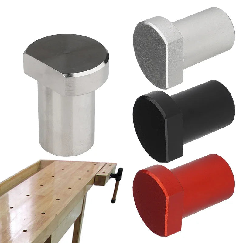 19mm Aluminum Alloy Workbench Stoppers Stop Block Fixed Woodworking Table Accessories