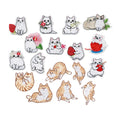 Hot Sale Animal Paradise Theme Cute Cartoon Iron on Embroidery Cat Patches for Clothes Bag