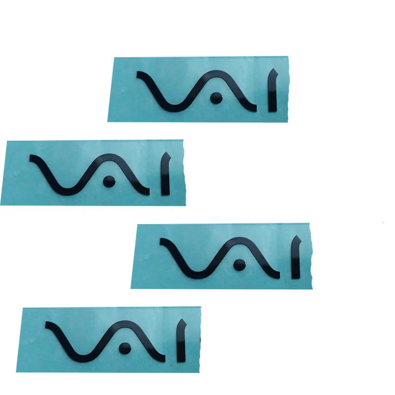 3d Metal Nickel logo Sticker