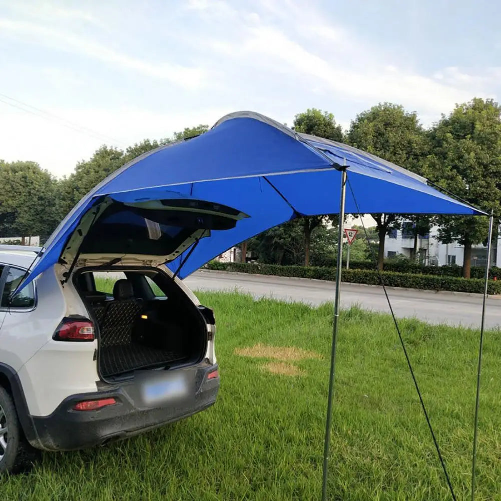 OEM Portable Car Awning Waterproof Outdoor Camping Multifunction Car Roof Top Tent Rear Canopy Tent