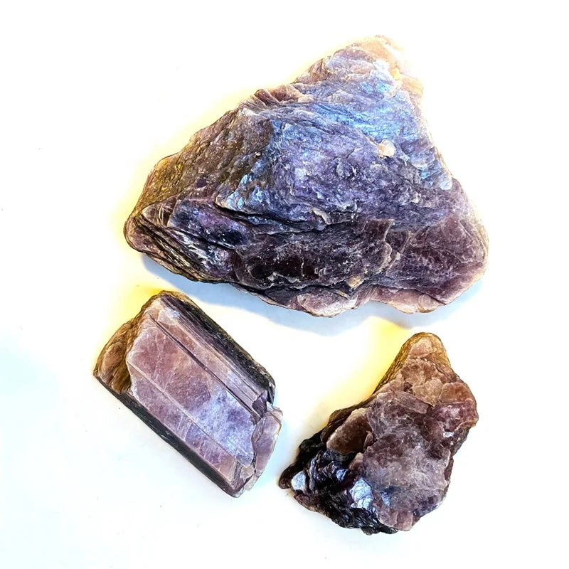 Wholesale Price Sale Natural Purple Raw Crystal Specimens Slice Healing Rough Phosphosiderite For Collection