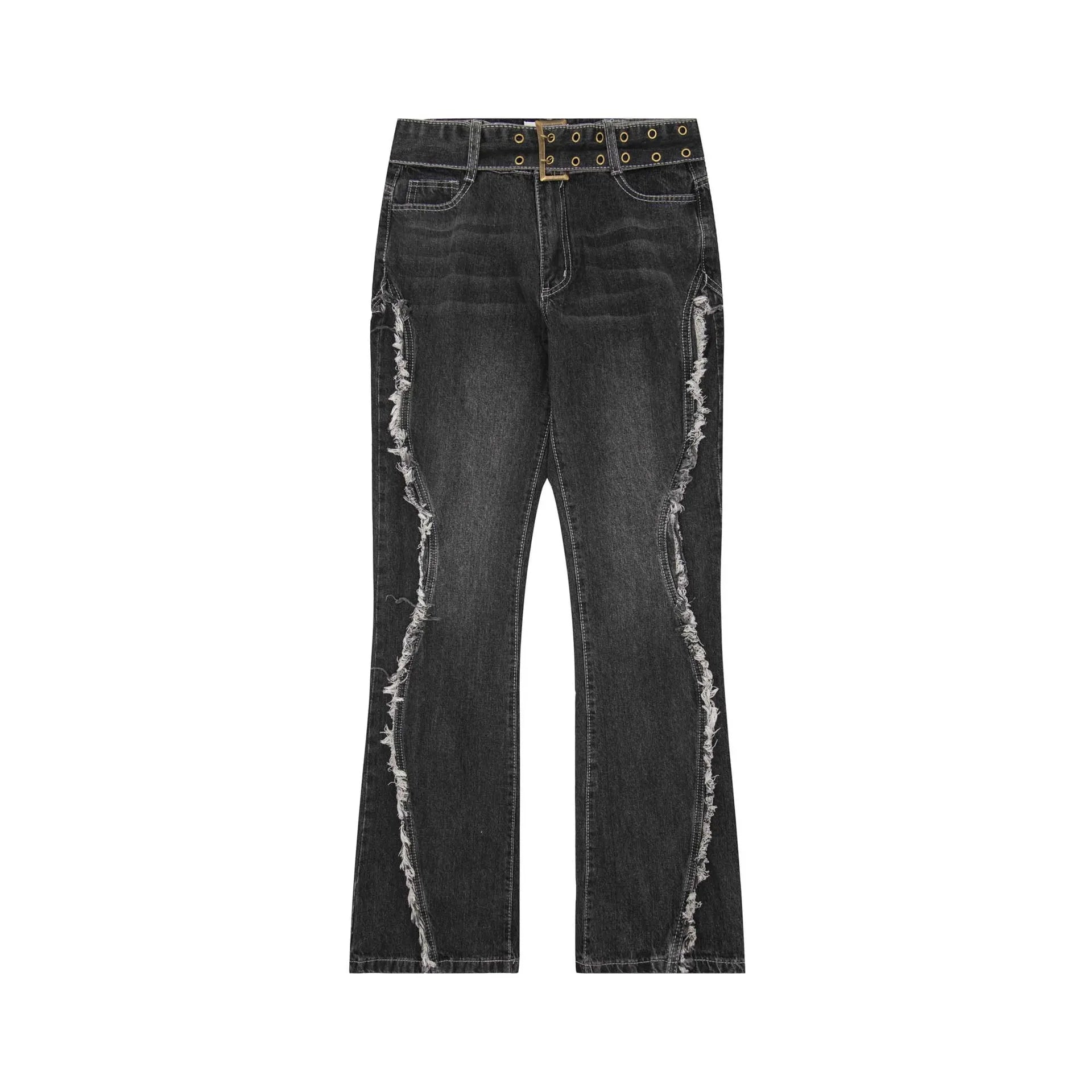 Hipster Baggy Niche Wide-Leg Pants Streetwear Jeans Mens Baggy Jeans Denim Jeans Men