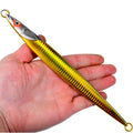 Metal Jig Lure 80-300g Simulation Fishing Lures Durable Hard Metal Spinner Baits Fast Sinking Jigging Lure