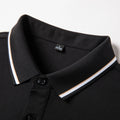 Custom logo Black Casual Anti-wrinkle Moisture Wicking Polo Luxury Tactical Sorona Cotton Shirt for Men Clothes Men Polo
