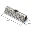 Stainless Steel Ribbon Ends Clamps Crimp End Cord Ends Clasp Bookmark Pinch for Earring Cord Crafts Jewelry Making
