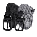 Custom Fashion Business Woven Golf Belts Men's Elastic Webbing Belts