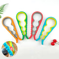 Hot Selling Kitchen Tools Gadgets 4-in-1 Multifunctional Eco-Friendly Plastic Lids Bottle Jar Can Bottle Opener Customized Color