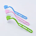Holder Bathroom Cleaning Wall Mounted Eco-Friendly Microfiber Brush V Shape Handle Floor Scrubber Tile Scrubbing Clean Dead Ends