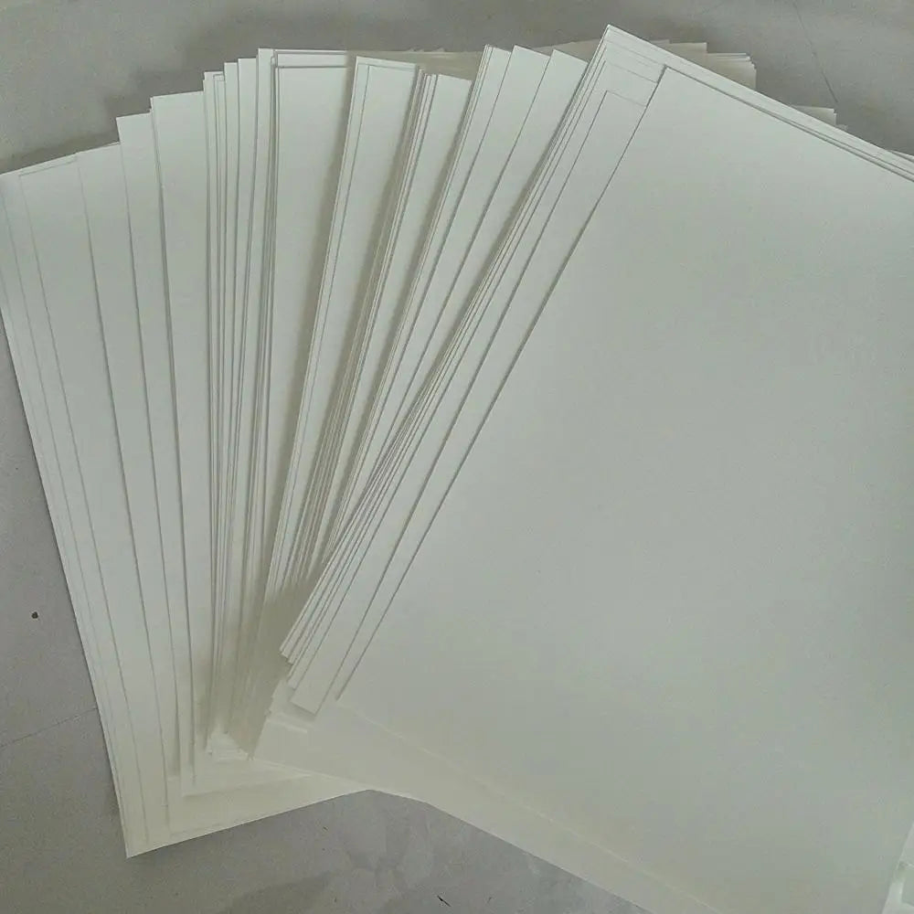 Custom Design Printable PVA Inkjet Blank Water Transfer Printing Film With White Backing Paper
