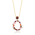 QX Custom OEM Fine Jewelry 18K Gold Plated 925 Sterling Silver Luxury Design Cubic Zircon Women Necklaces