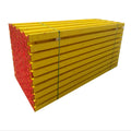 H20 Timber Beam with Red Plastic Covers for Construction Building Materials
