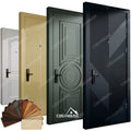 French Style Soundproof Solid Wood Door Internal Timber Bedroom Door Prehung Interior Wooden Doors for Houses Home and Villa