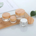 Round Empty Top Quality Frosted Glass Cosmetic Jar DIY Makeup Tools Eye Cream Jar