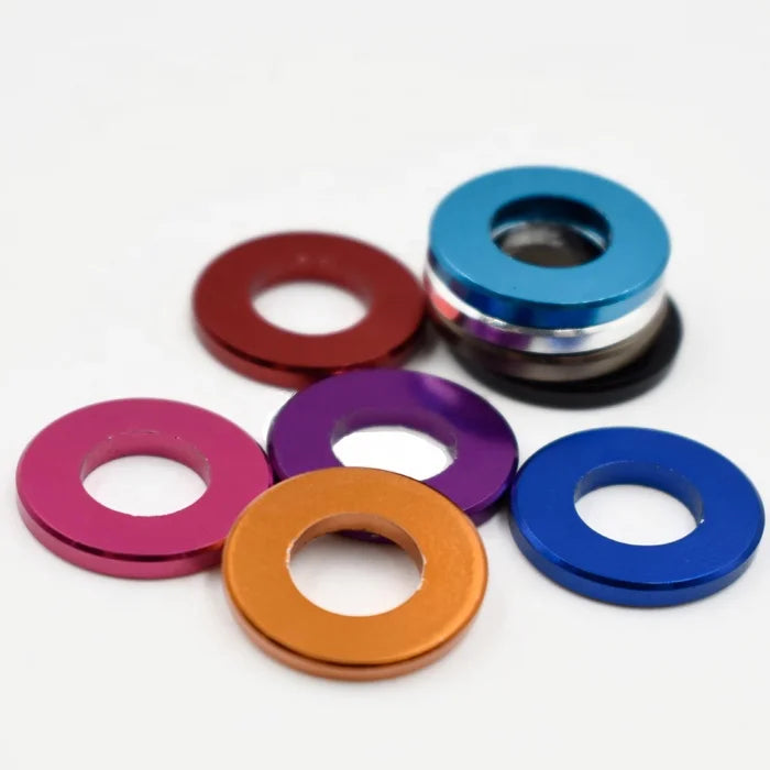 Factory Custom Made Alloy Aluminum 6061 7075 Color Anodizing Aluminum Flat Washer