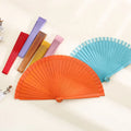 Fashion Spanish Folding Handheld Fans Custom Wooden Hand Fan for Wedding