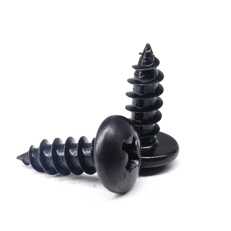 Wholesale Hardened Black Zinc Cross Large Flat Head Self Tapping Screws Full Complete Sizes for Furniture & Construction