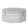 Icegalax 6-Person Inflatable Cold & Hot Plunge Tub - Portable Outdoor Spa Bathtub for Gym Home and Party Heavy-Duty PVC