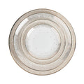 Eco Friendly Ceramic Wedding Dinner Dishes Gold Dot Serving Dessert Plates Sets