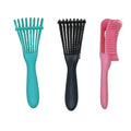 Salon Thick Scalp Massage Hair Comb Fluffy Wide Tooth Hair Brush Curly Shampoo Detangling Plastic Comb for Women