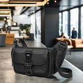 Custom Professional Men's Oxford Messenger Shoulder Bag Fashionable Long Strip with Felt Cross Sling Featuring Character Pattern