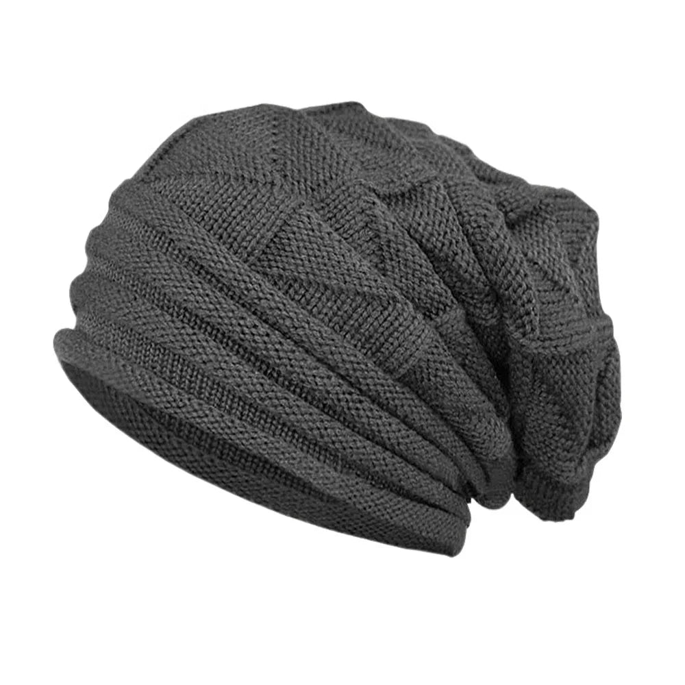 Unisex Ribbed Cute Men Colorful Acrylic Knitted Beanie Winter Hats for Adults Hot and Cold Slouchy Beanie Hat