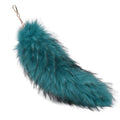 Real Fox Tail Keychain Pendant Mini Bag Charm Cute Stuffed Animal Toy Car Accessory Clothing Enhancement