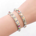 Tendencias 2025 DIY 18K Gold Plated Stainless Steel Italian Module Bracelets - Customizable Jewelry for European Enthusiasts