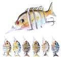 Wholesale JM031 10cm 12.7g Artificial Hard Plastic Baits 4 Segments Multi Jointed Minnow Fishing Lures