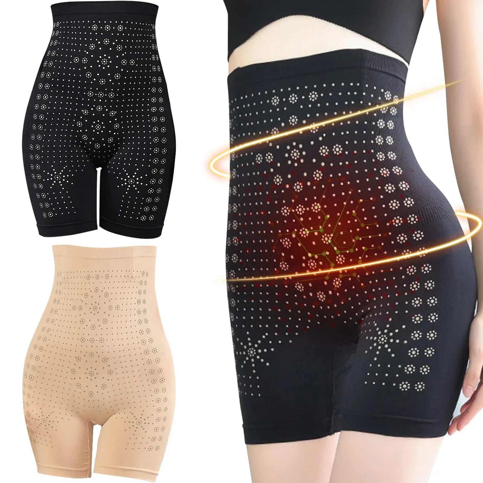 Tummy Control Shapewear for Women High Waisted Body Shaper Shorts Lady Slimming and Back Smoothing Shapewear Dailywear