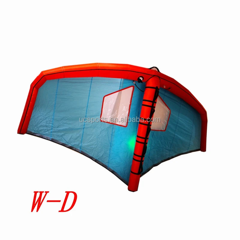 Surf Snow Ski Wing Foil Wing Kite Surf Red OEM Brand 2-7M Size W-D Model for Surfboard