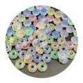 Mix Designs Plastic AB Color Faceted Acrylic Beads Loose Spacer Round Beads for Jewelry Making