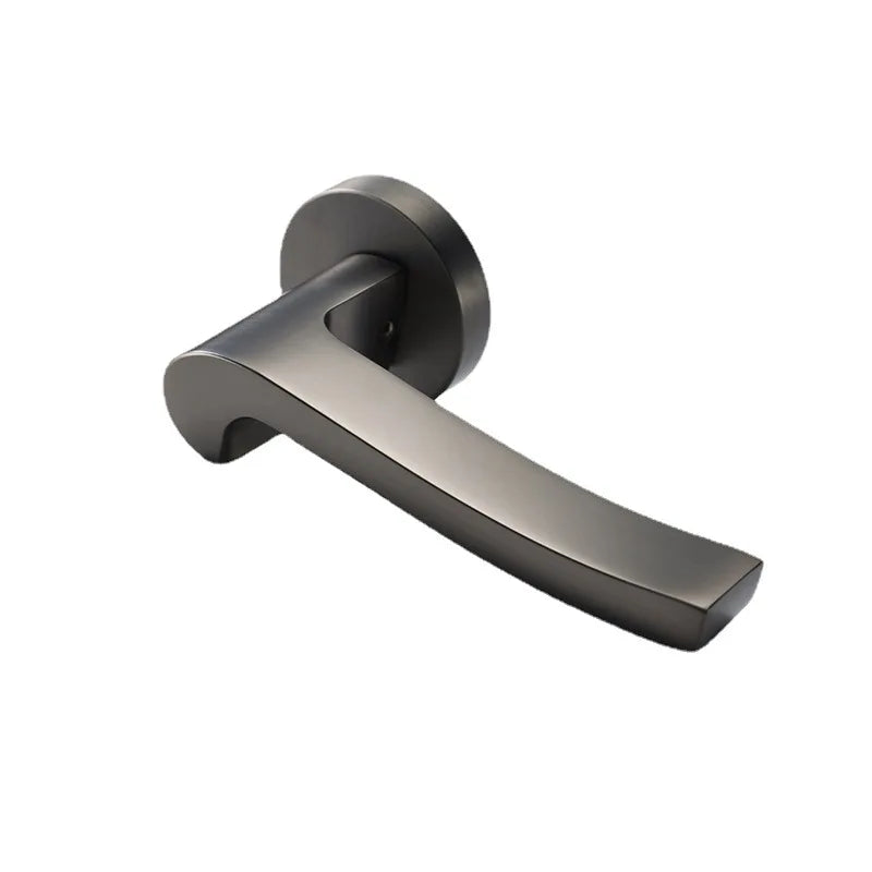 Modern Double Wood Door Lever Set Brass Dummy Knob Privacy Passage Locks for Interior Bedroom/Bathroom for Hotels & Kitchens